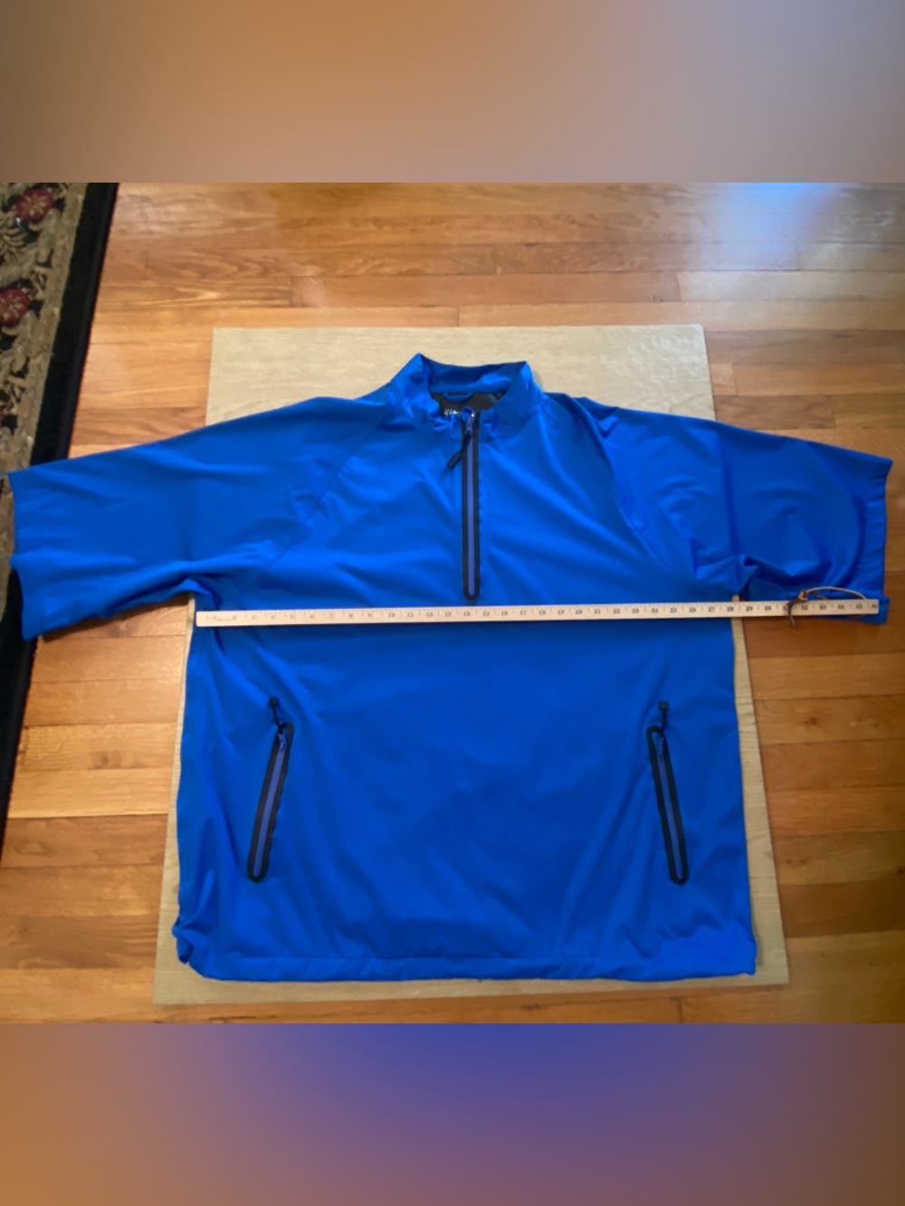 Men's WALTER HAGEN  Lightweight HYDROPROOF Quarter-Zip SHORT SLEEVE GOLF Jacket